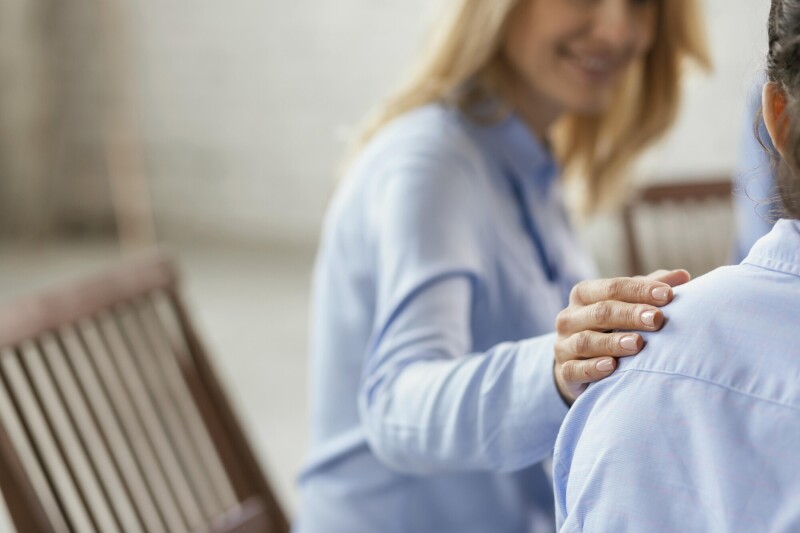 sluit wazige mensen therapie